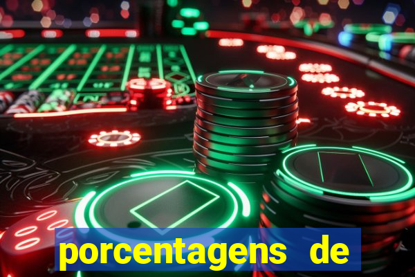 porcentagens de jogos pagantes